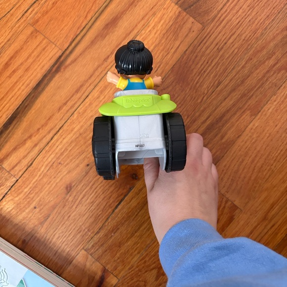 Fisher-Price Lime and Black Smiling Toy Car - Picture 3 of 5